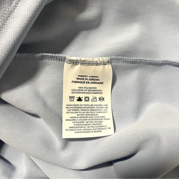 Nike Dri-FIT Men’s Large Miler UPF 40+ Running Training Gym Shirt Light Blue - Picture 5 of 6